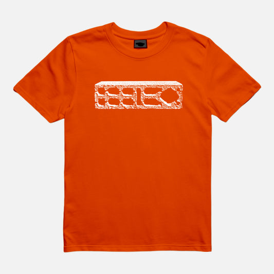 Tshirt-orange-Parpaing-Teurk-Front